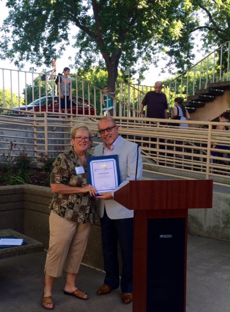 Stockton's Cesar Chavez Library Landscape 