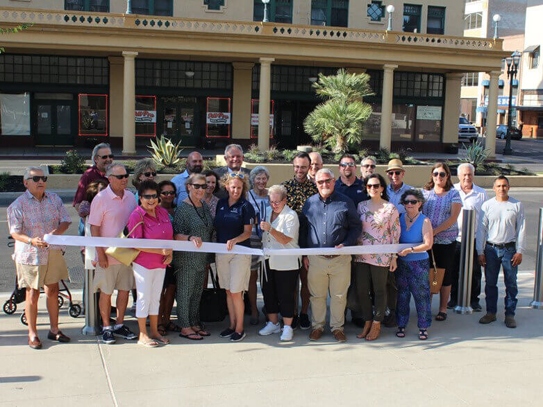 Weber Street Median Ribbon Cutting